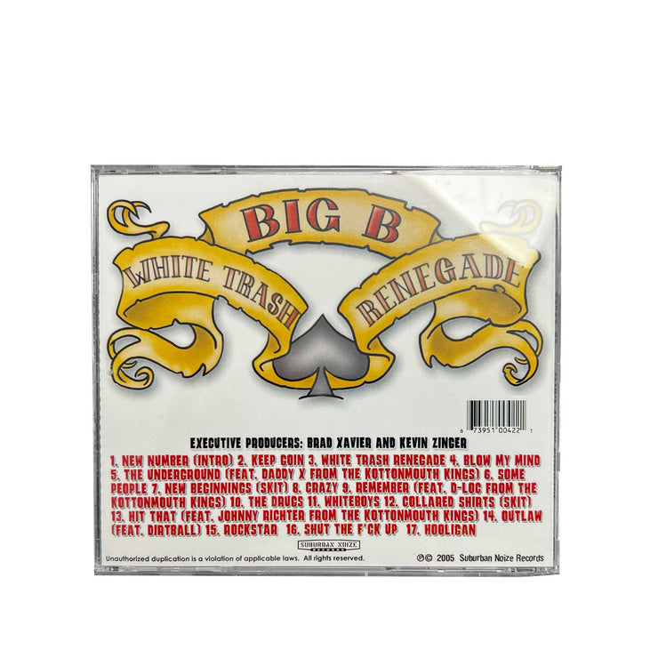 Big B - White Trash Renegade [CD]